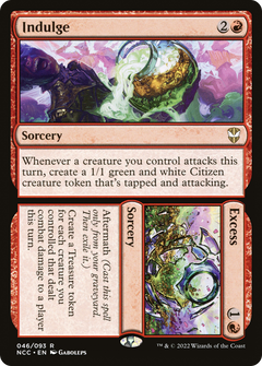 Indulge // Excess [Streets of New Capenna Commander]-1