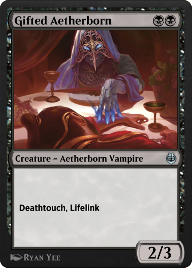 Gifted Aetherborn (KLR-091) - Kaladesh Remastered-1