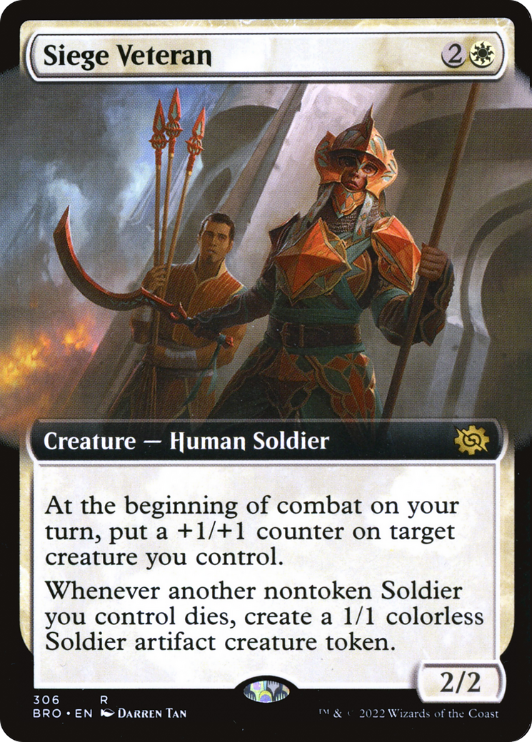 Siege Veteran (Extended Art) [The Brothers' War]-1
