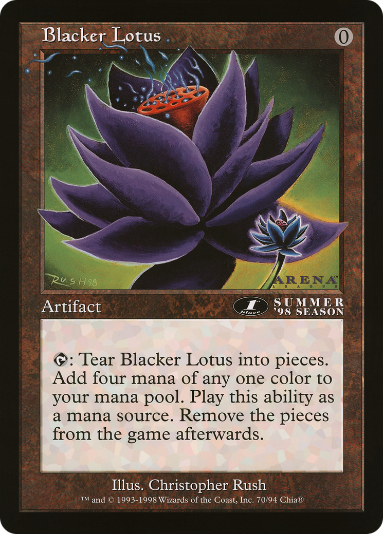 Blacker Lotus (OLEP-047) - Oversized League Prizes-1