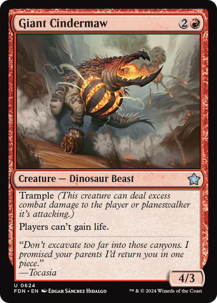 Giant Cindermaw [Foundations]-1