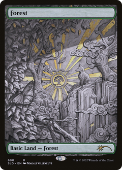 Forest (690) (Sketch) [Secret Lair Drop Promos]-1