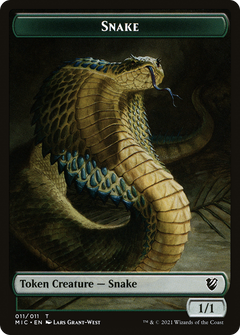 Snake (TMIC-011) - Midnight Hunt Commander Tokens-1