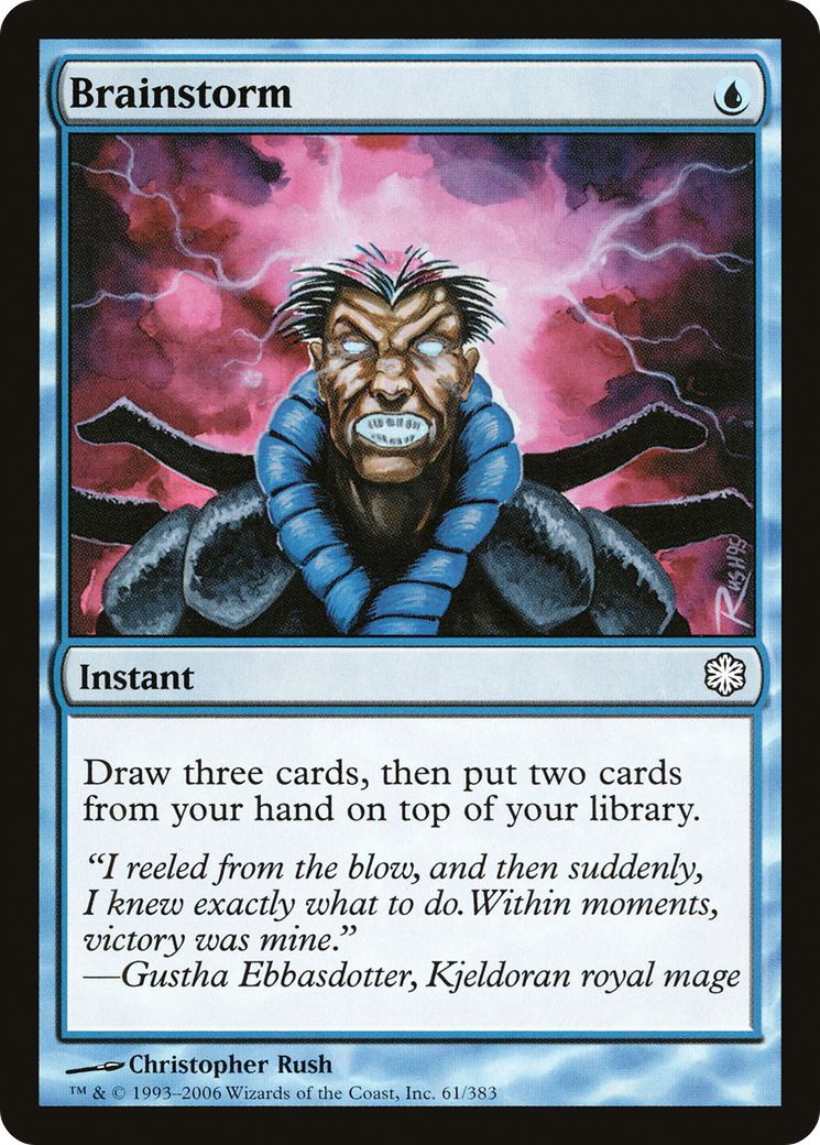 Brainstorm [Coldsnap Theme Decks]-1
