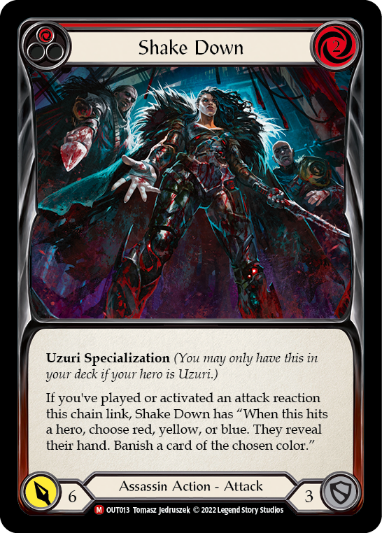 Shake Down [OUT013] (Outsiders)  Rainbow Foil-2