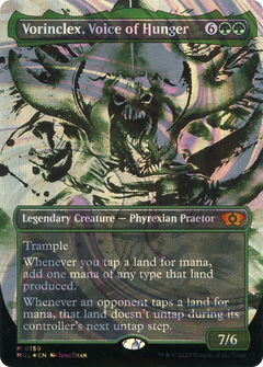 Vorinclex, Voice of Hunger (Halo Foil) (MUL-159) - Multiverse Legends: (Showcase) (Borderless) Foil-1