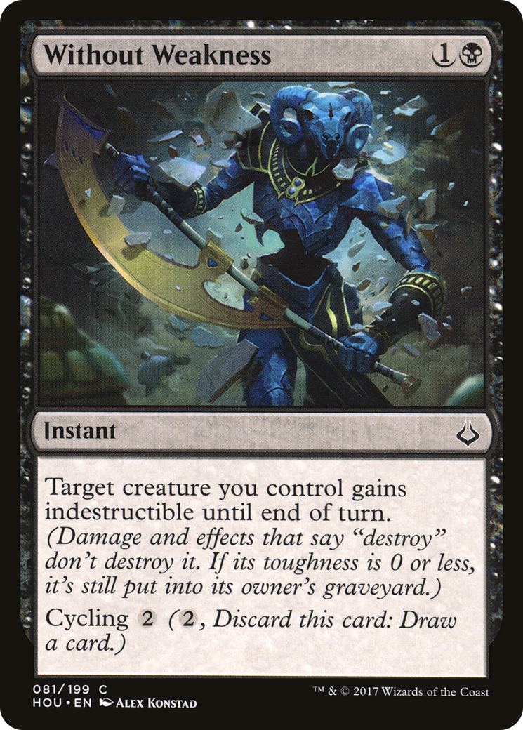 Without Weakness (HOU-081) - Hour of Devastation Foil-1