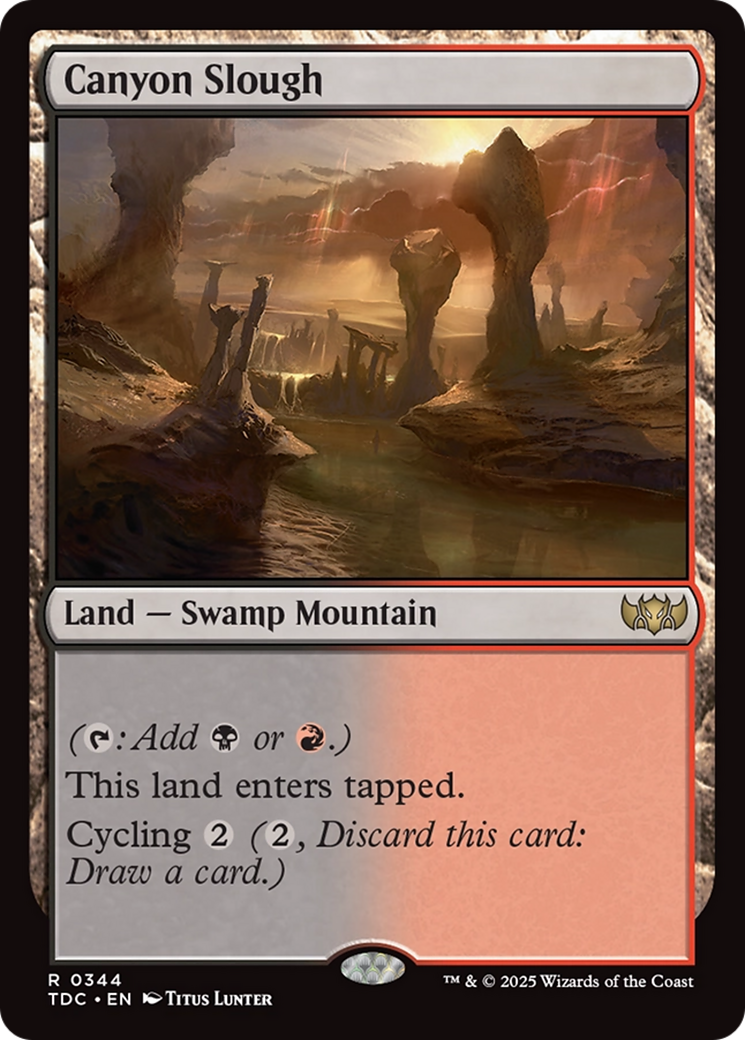 Canyon Slough [Tarkir: Dragonstorm Commander]-1
