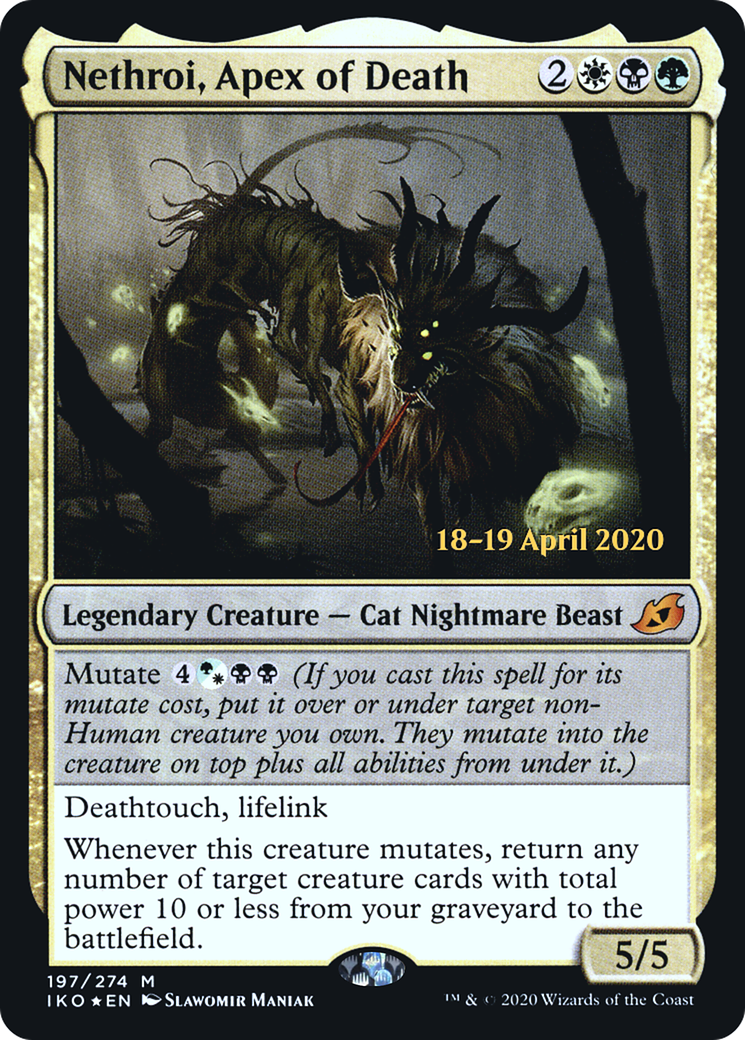 Nethroi, Apex of Death [Ikoria: Lair of Behemoths Prerelease Promos]-1