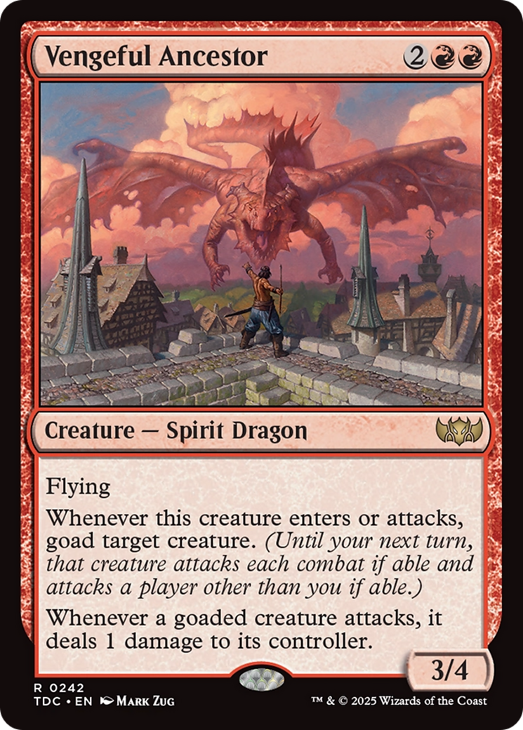Vengeful Ancestor [Tarkir: Dragonstorm Commander]-1