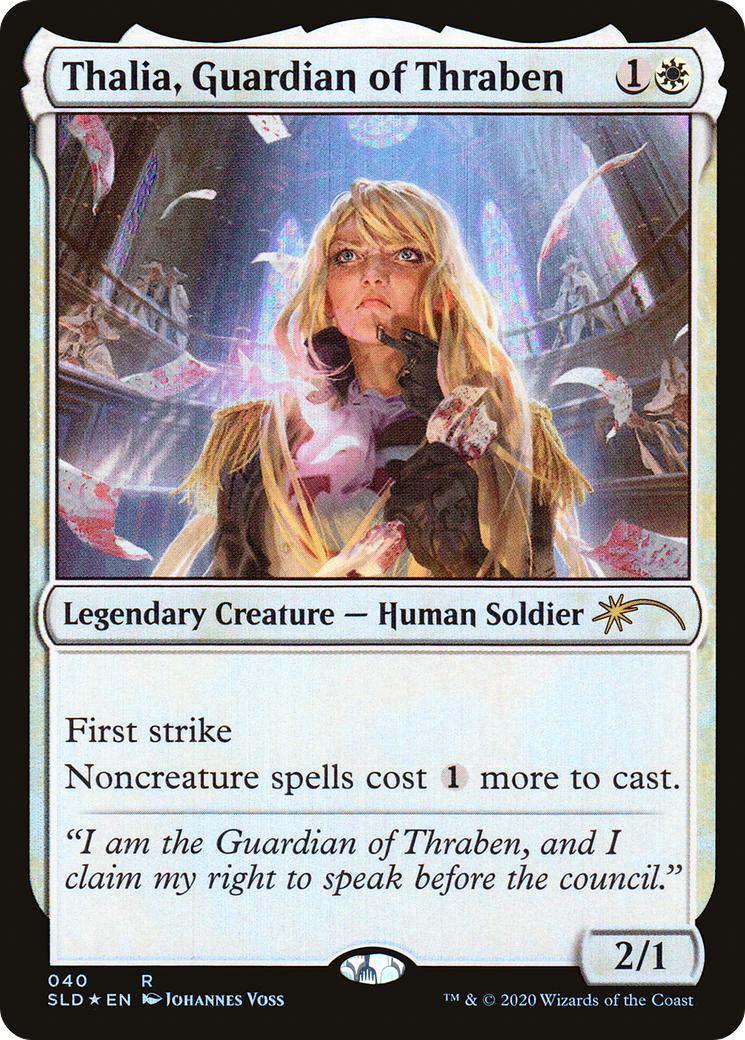 Thalia, Guardian of Thraben (40) [Secret Lair Drop Series]-1