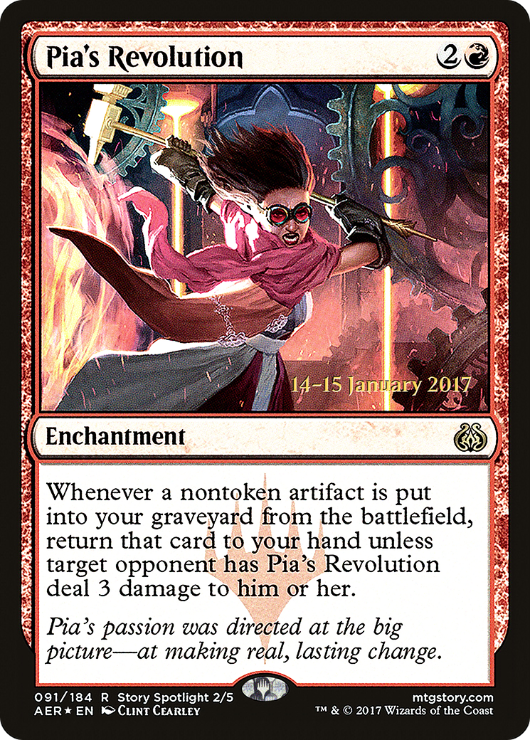Pia's Revolution [Aether Revolt Prerelease Promos]-1