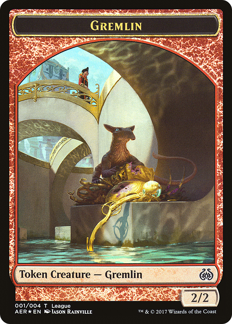 Gremlin // Energy Reserve Double-Sided Token [League Tokens 2017]-3