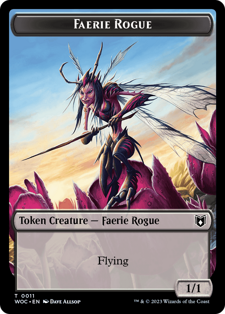 Faerie Rogue (TWOC-011) - Wilds of Eldraine Commander Tokens Foil-1