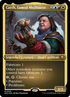 Cayth, Famed Mechanist (M3C-018) - Modern Horizons 3 Commander Etched Foil-1