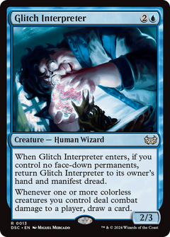 Glitch Interpreter [Duskmourn: House of Horror Commander]-1