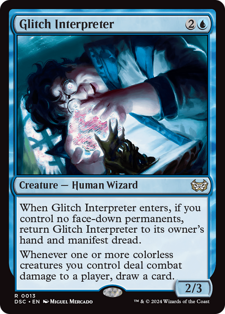 Glitch Interpreter [Duskmourn: House of Horror Commander]-1