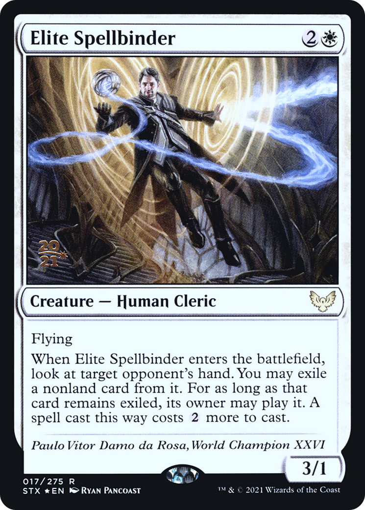 Elite Spellbinder (PRE-017) - Strixhaven: School of Mages Promos Foil-1