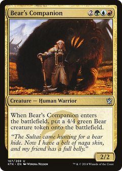 Bear's Companion [Khans of Tarkir]-1