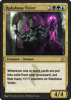 Rakshasa Vizier (KTK-193Y) - Khans of Tarkir-1