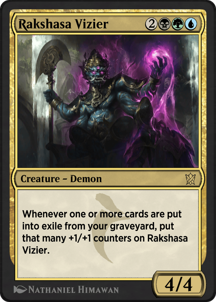 Rakshasa Vizier (KTK-193Y) - Khans of Tarkir-1