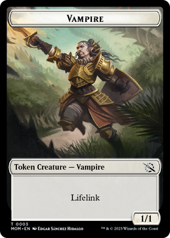 Elemental (9) // Vampire Double-Sided Token [March of the Machine Tokens]-2