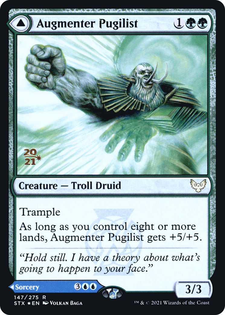 Augmenter Pugilist // Echoing Equation [Strixhaven: School of Mages Prerelease Promos]-3