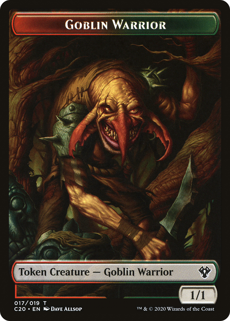 Goblin Warrior (TC20-017) - Commander 2020 Tokens-1
