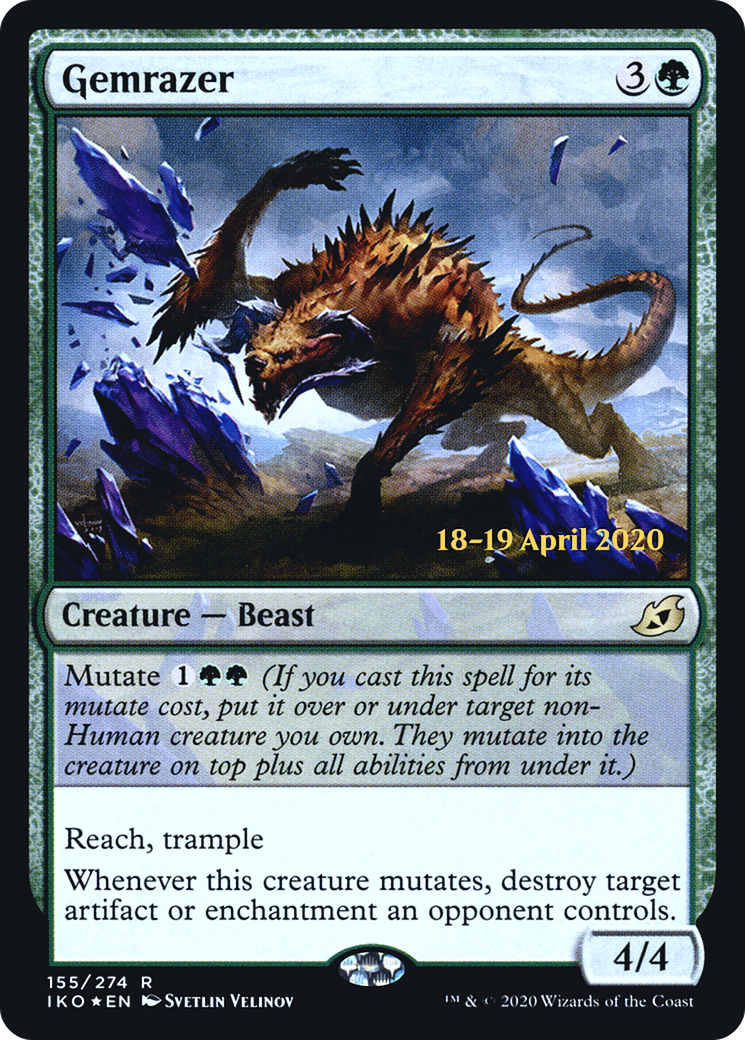 Gemrazer [Ikoria: Lair of Behemoths Prerelease Promos]-1