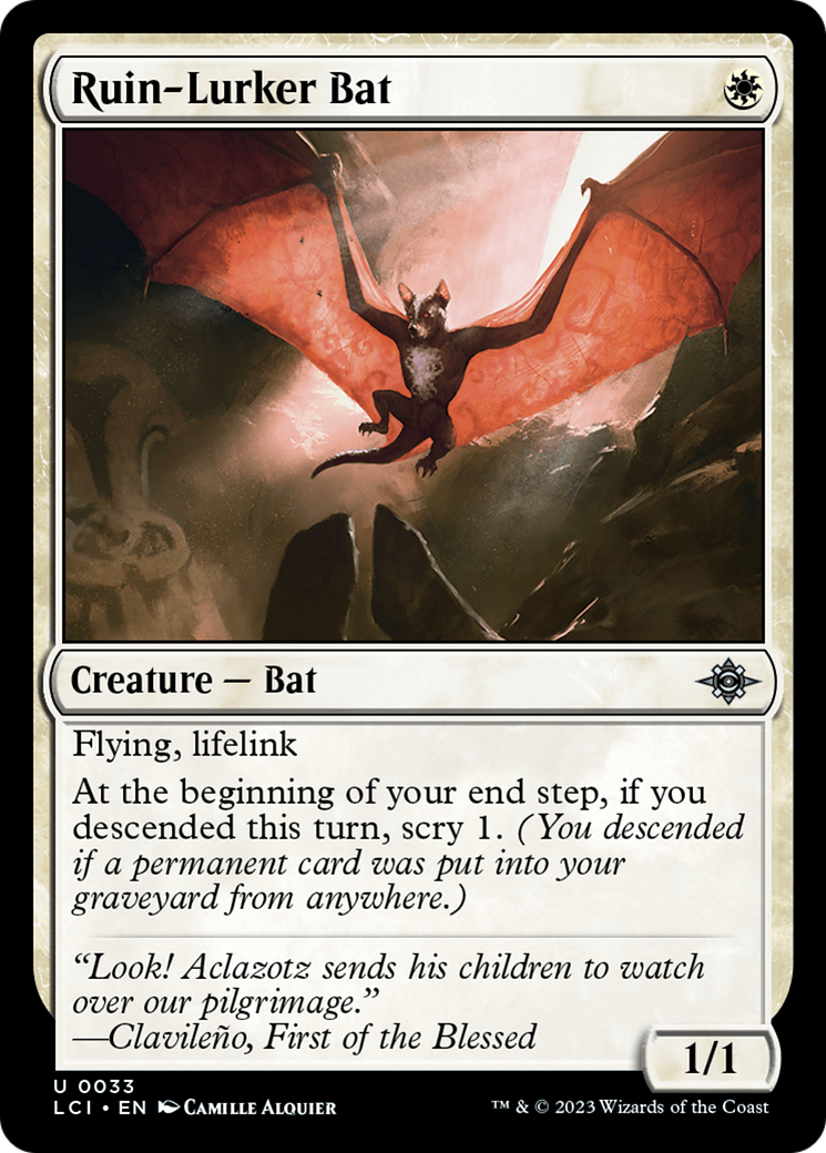 Ruin-Lurker Bat [The Lost Caverns of Ixalan]-1