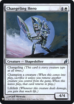 Changeling Hero (PLST-LRW-9) - The List Foil-1