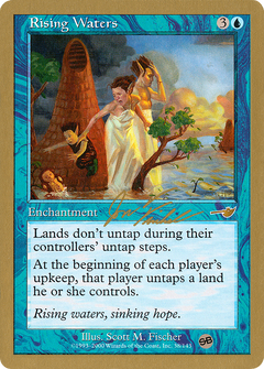 Rising Waters - 2000 Jon Finkel (NMS) (SB) (WCD-) - World Championship Decks 2000-1