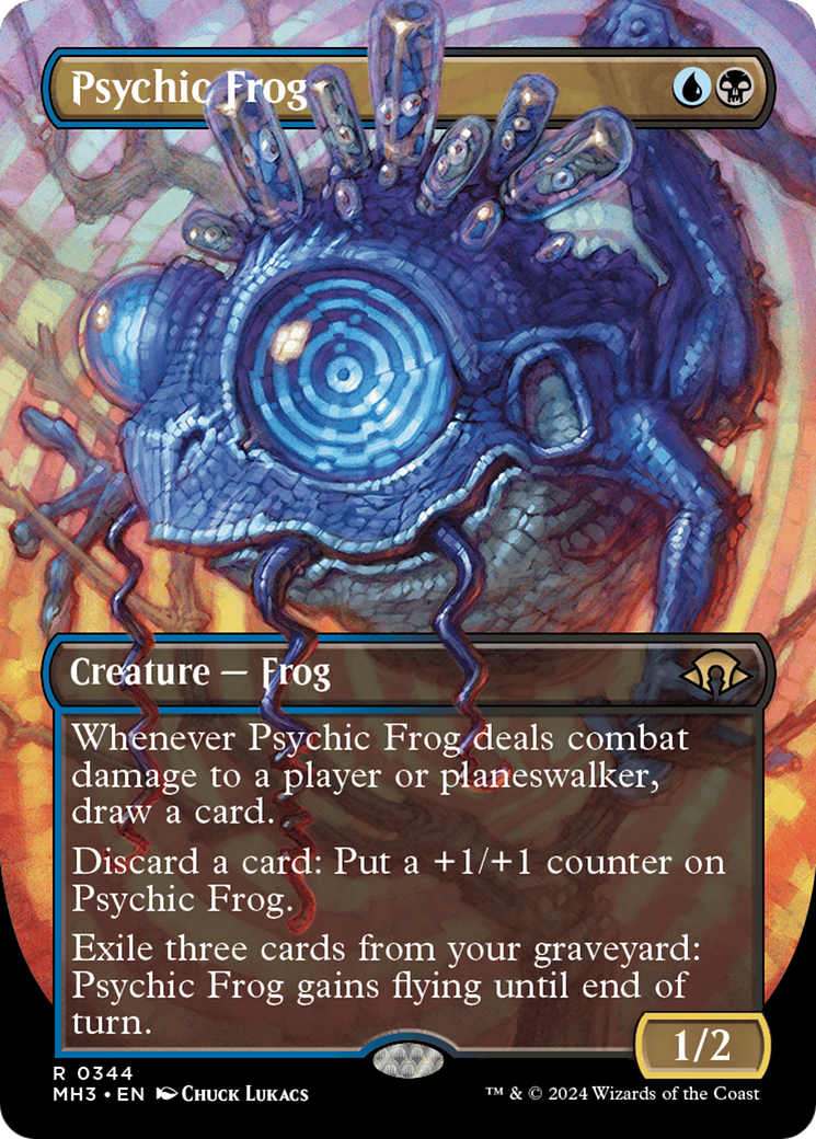 Psychic Frog (Borderless) [Modern Horizons 3]-1