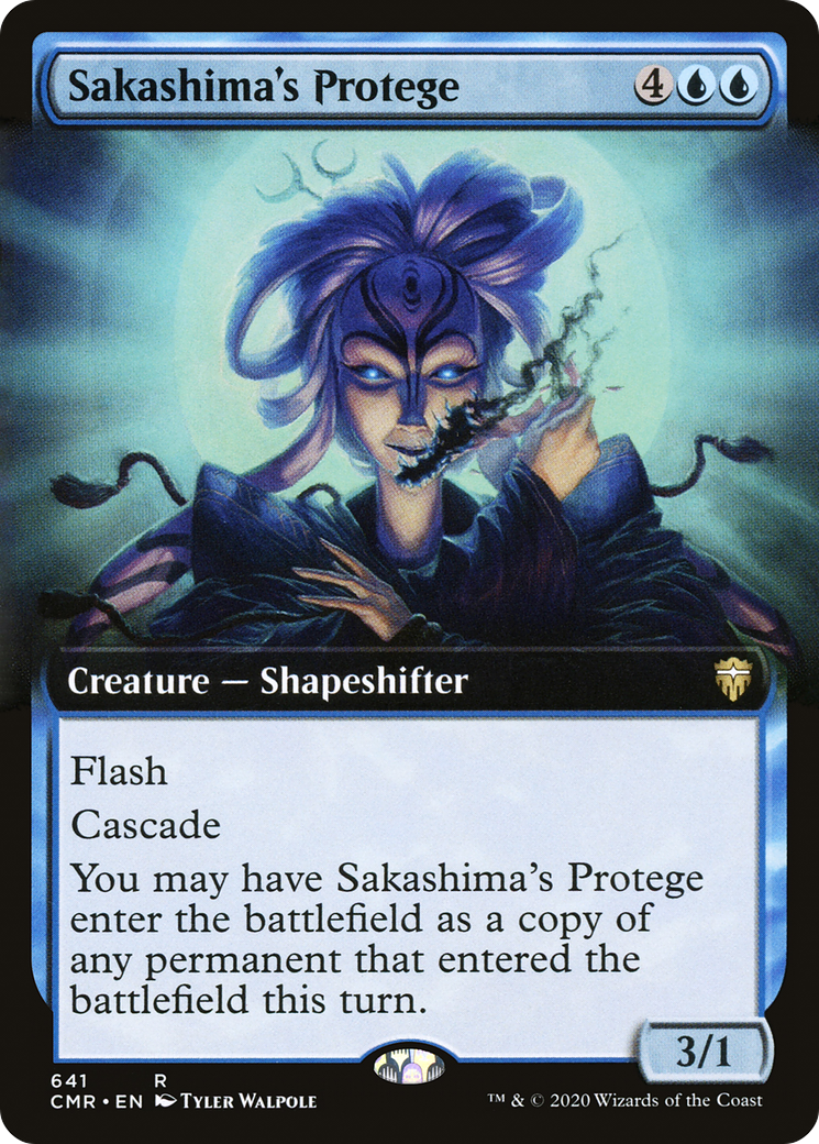 Sakashima's Protege (Extended Art) [Commander Legends]-1