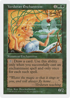 Verduran Enchantress (5ED-) - Fifth Edition-1