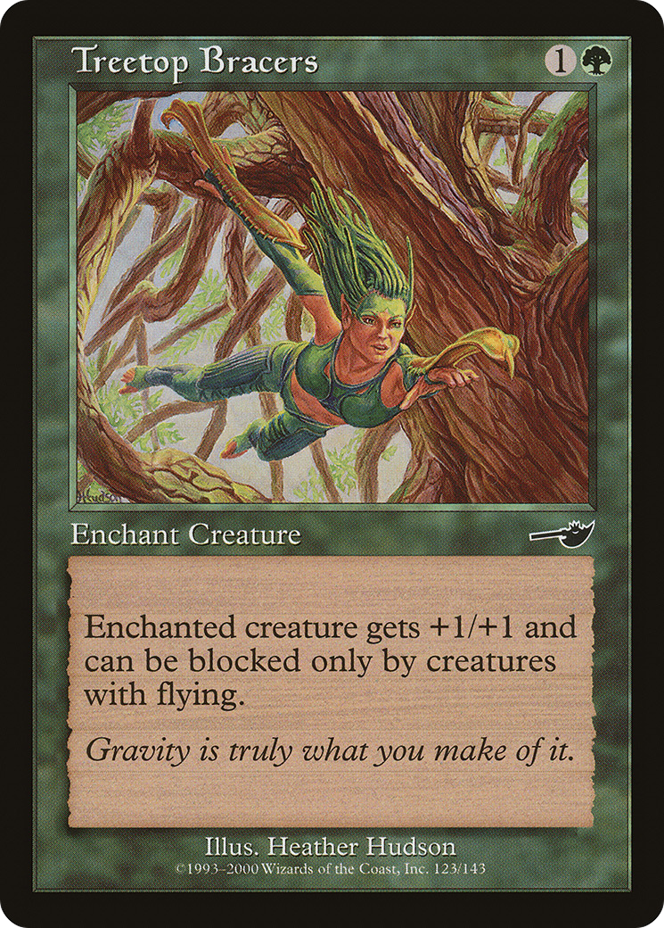 Treetop Bracers (NMS-123) - Nemesis Foil-1