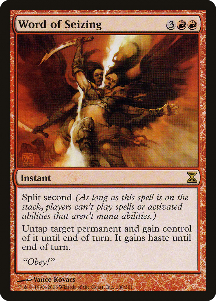 Word of Seizing (TSP-188) - Time Spiral Foil-1