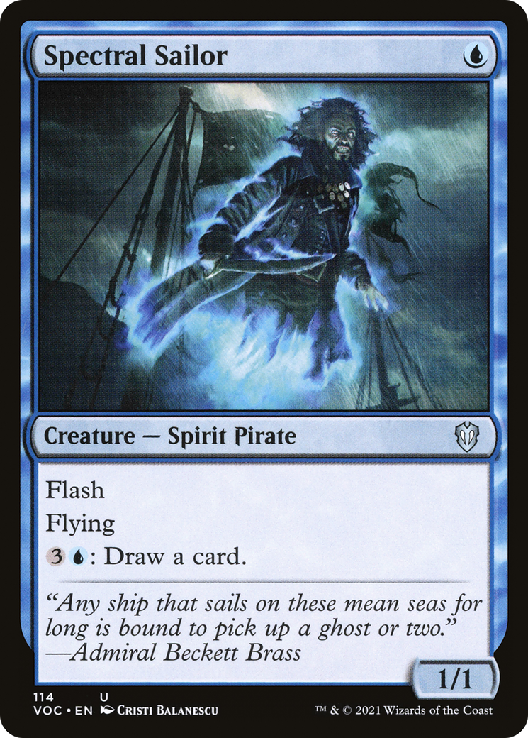 Spectral Sailor [Innistrad: Crimson Vow Commander]-1