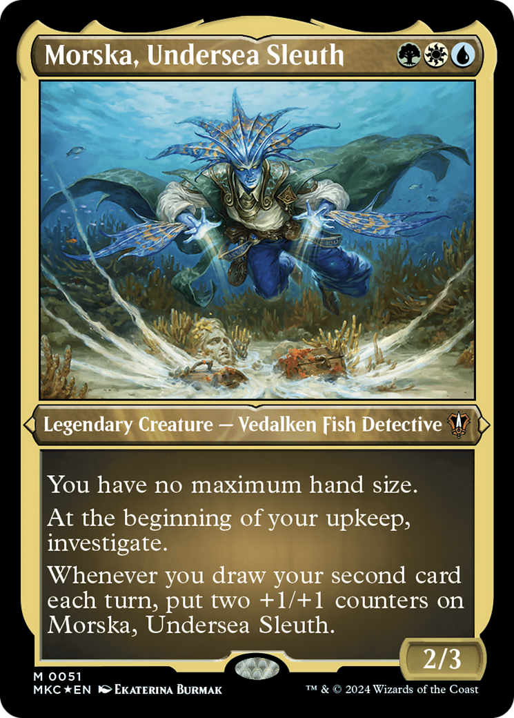Morska, Undersea Sleuth (Display Commander) [Murders at Karlov Manor Commander]-1