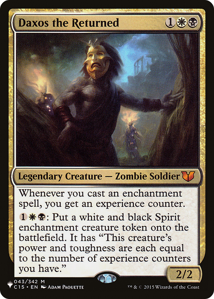 Daxos the Returned [The List]-1