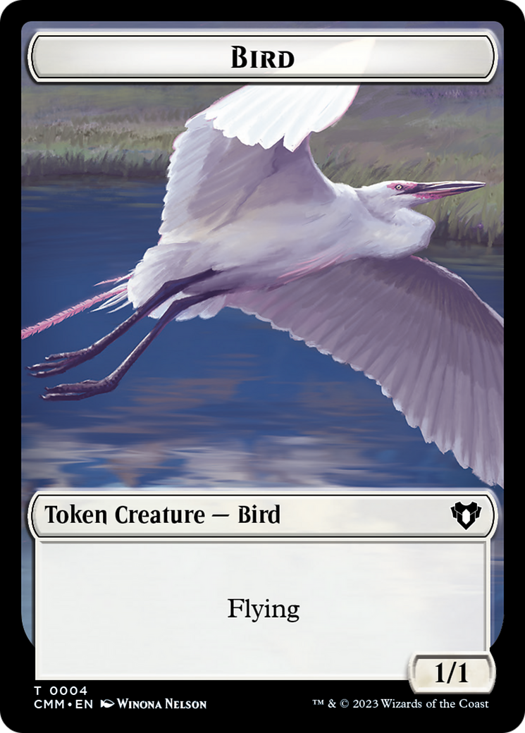 Bird Token [Commander Masters Tokens]-1