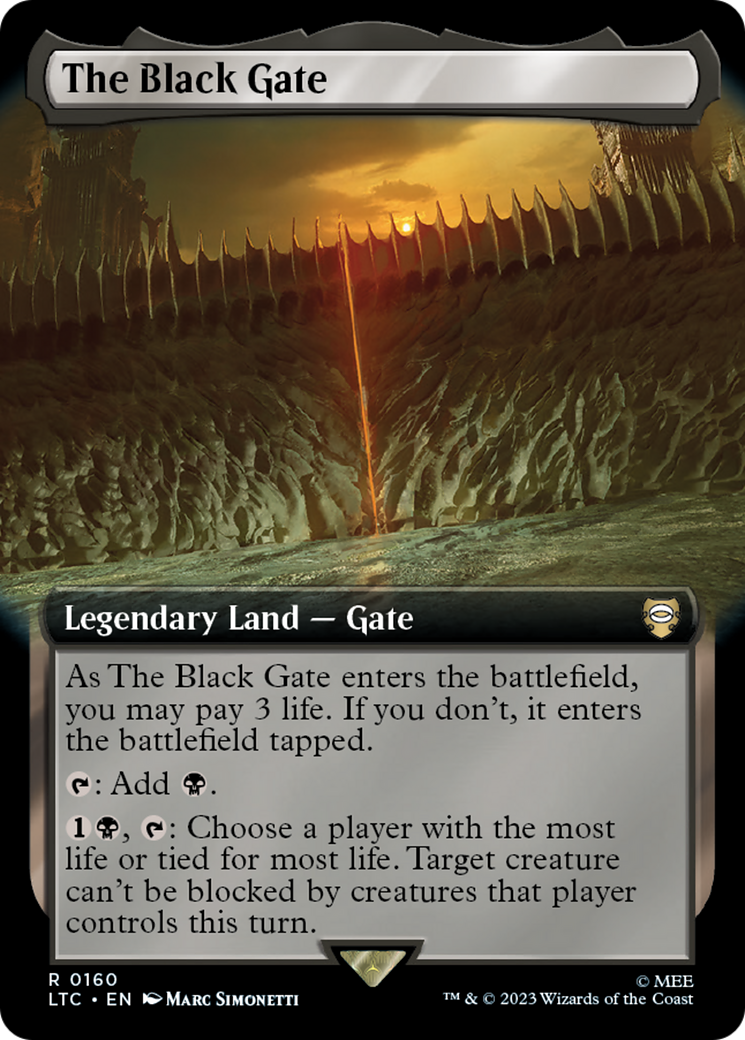 The Black Gate (Extended Art) [The Lord of the Rings: Tales of Middle-Earth Commander]-1