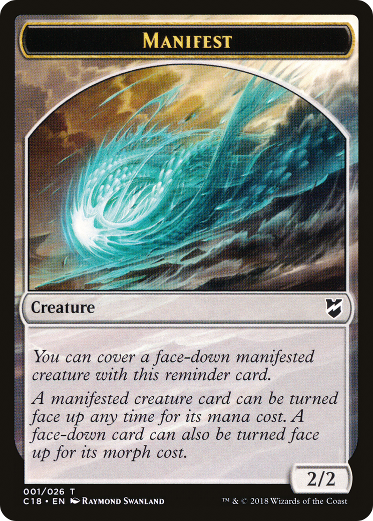 Manifest (TC18-001) - Commander 2018 Tokens-1