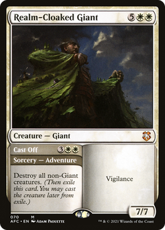 Realm-Cloaked Giant // Cast Off [Dungeons & Dragons: Adventures in the Forgotten Realms Commander]-1