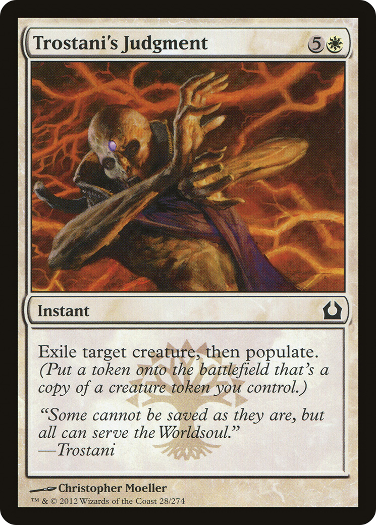 Trostani's Judgment (RTR-028) - Return to Ravnica-1