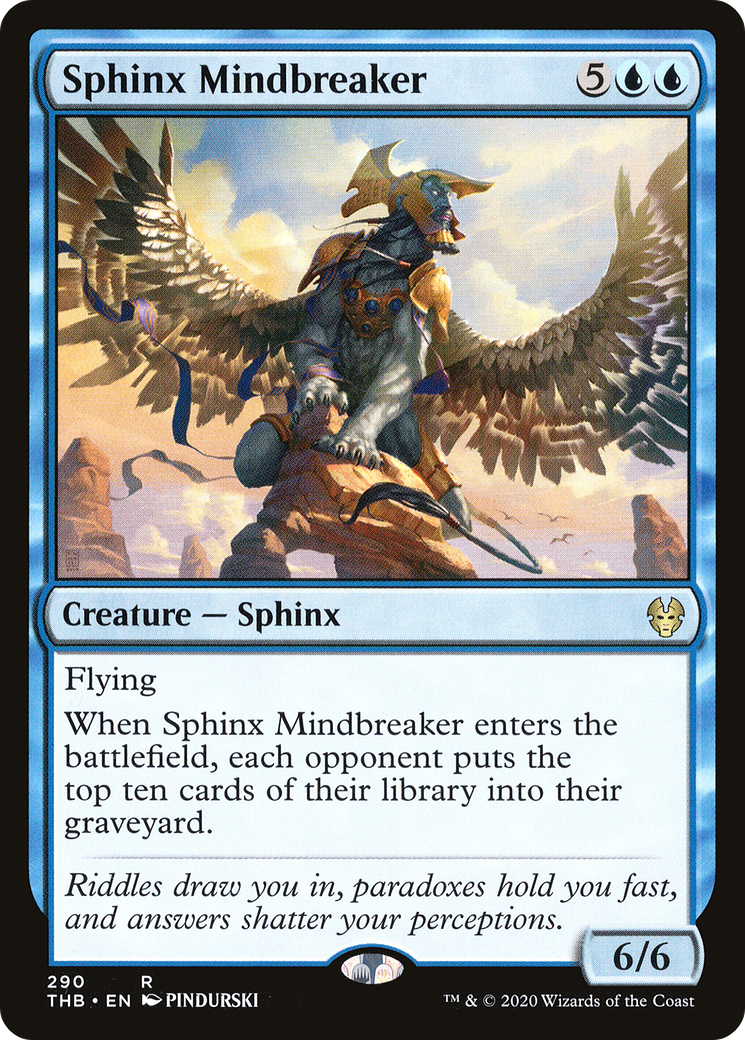 Sphinx Mindbreaker [Theros Beyond Death]-1