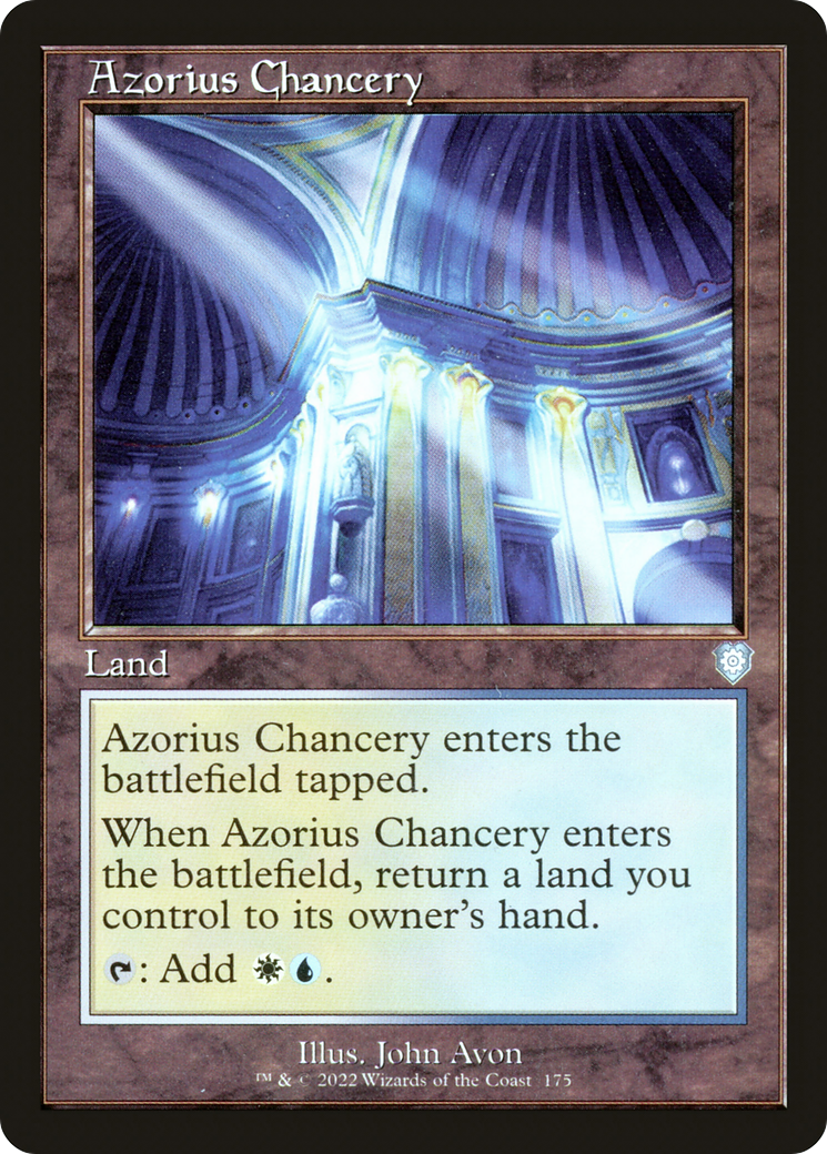 Azorius Chancery (Retro) [The Brothers' War Commander]-1