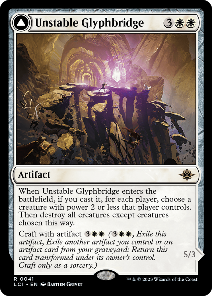 Unstable Glyphbridge (LCI-041) - The Lost Caverns of Ixalan-1