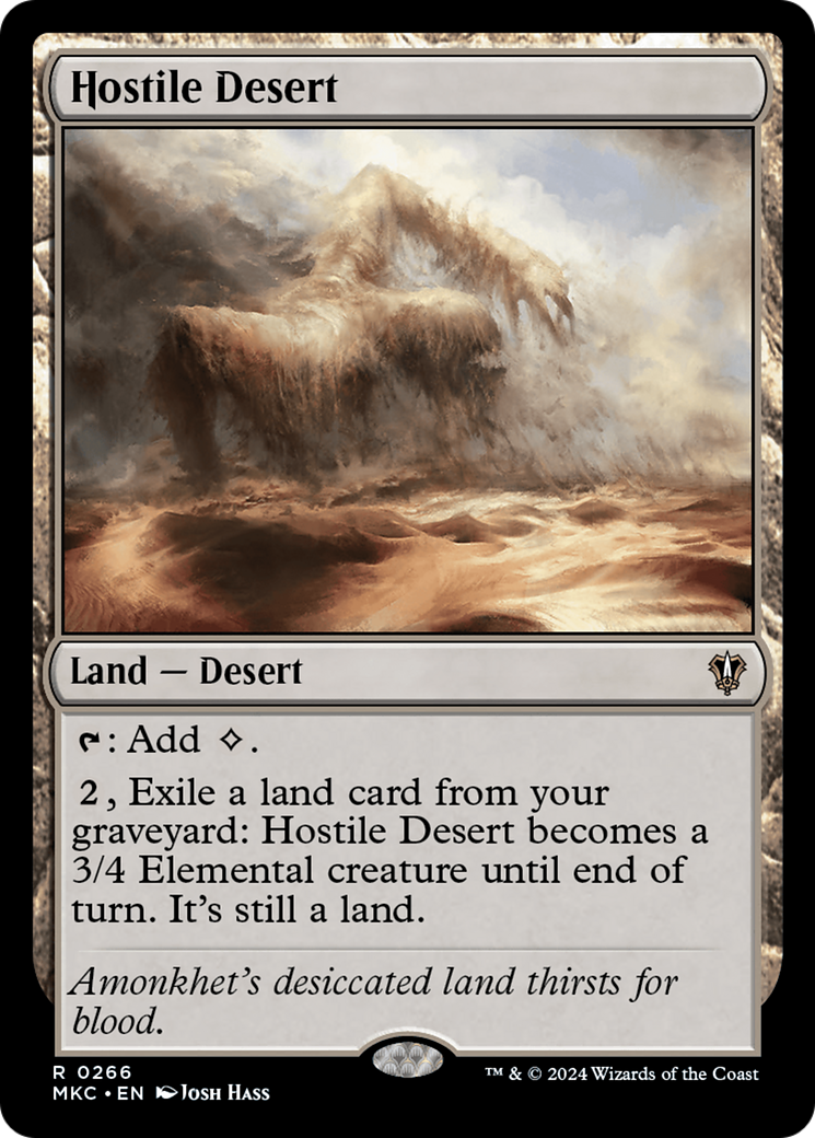 Hostile Desert [Murders at Karlov Manor Commander]-1