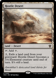 Hostile Desert [Murders at Karlov Manor Commander]-1